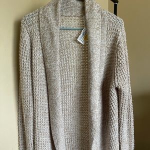 Cardigan, Bobbie Brooks, Tan, Size L, Never Worn